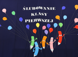 Uroczystość ślubowania uczniów klasy pierwszej Zdjęcie do artykułu Uroczystość ślubowania uczniów klasy pierwszej