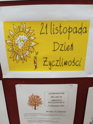 Zdjęcie do artykułu 21 listopada Dzień Życzliwości i Pozdrowień w naszej szkole