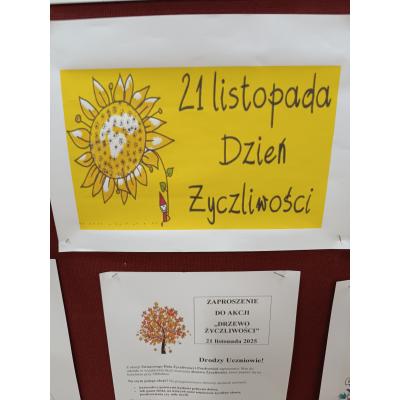 21 listopada Dzień Życzliwości i Pozdrowień w naszej szkole