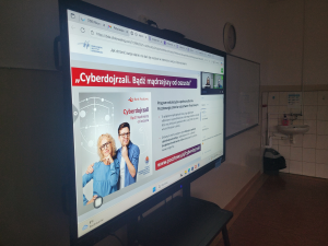 Zdjęcie do artykułu Lekcja z Cyberdojrzałymi – jak chronić swoje dane i nie dać się oszukać w internecie – inicjatywa Samorządu Uczniowskiego
