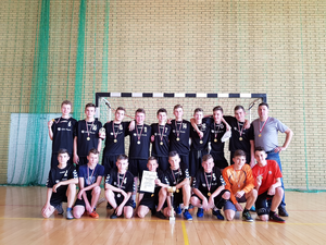 I miejsce w finale Podlaskich Igrzysk Młodzieży w piłce ręcznej chłopców Zdjęcie do artykułu I miejsce w finale Podlaskich Igrzysk Młodzieży w piłce ręcznej chłopców