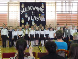 Uroczystość ślubowania klas pierwszych Zdjęcie do artykułu Uroczystość ślubowania klas pierwszych