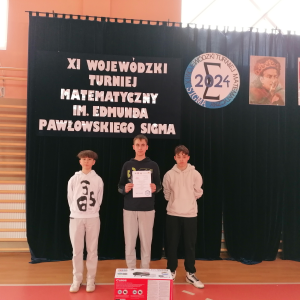 PIERWSZE MIEJSCE W KONKURSIE SIGMA Zdjęcie do artykułu PIERWSZE MIEJSCE W KONKURSIE SIGMA