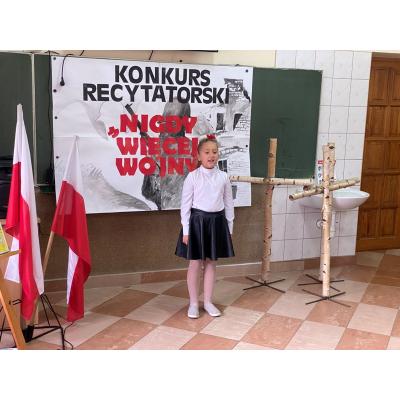 Konkurs recytatorski „Nigdy więcej wojny” Konkurs recytatorski „Nigdy więcej wojny”