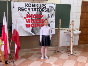 Konkurs recytatorski „Nigdy więcej wojny” Zdjęcie do artykułu Konkurs recytatorski „Nigdy więcej wojny”