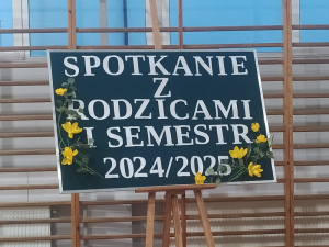 Zebranie z rodzicami podsumowujące I półrocze Zdjęcie do artykułu Zebranie z rodzicami podsumowujące I półrocze
