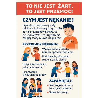 "To nie jest żart, to jest przemoc!" - kampania przeciw nękaniu