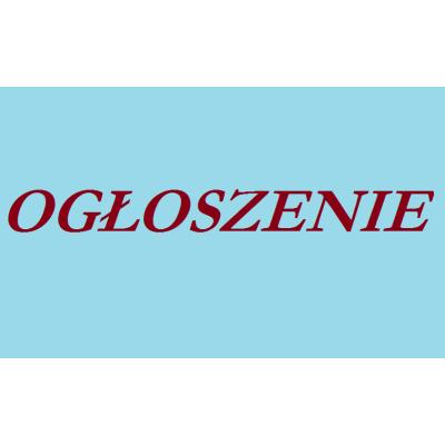 OGŁOSZENIE