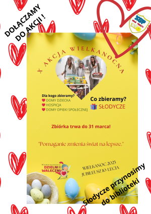 ZBIERAMY SŁODYCZE! Zdjęcie do artykułu ZBIERAMY SŁODYCZE!